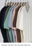 Premium Monique V & Round Short Sleeve Knit