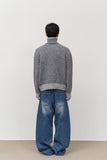 Hawk Striped High Neck Knit