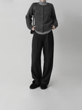 Herringbone Wide Slacks