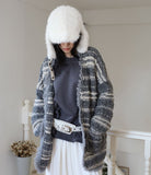 Hippie Tweed Loose Cardigan