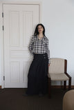 Hazel Check Crop Shirt