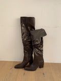 Rosion Wrinkle Two Way Long Boots