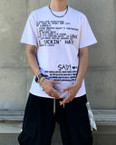 SAD Lettering Short Sleeve Tee