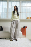 leather banding slacks