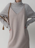 Whole Garment Raccoon Ribbed Polar Knit
