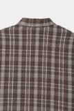 Lit Wrinkle Checked Shirt
