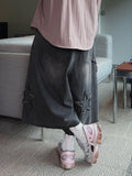 Vintage Star Patch Bermuda Denim