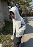 RIBET 2WAY HOOD ZIP UP