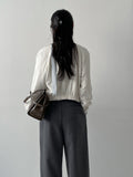 Tweed Zip-Up Blouson Jacket