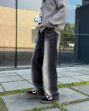 Ruko Washing Wide Denim Pants
