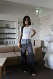 Roa Layered Denim Jeans