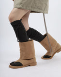 Balance string knee socks