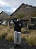 round knit bucket hat
