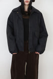 full fur lining) Mild fleece blouson jacket
