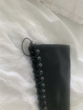 Vinacell Lace-Up Long Boots