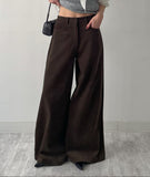 Deez Corduroy High-Waist Wide Pants