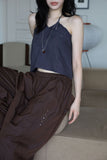 Leah Lace Halter Top