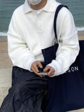 Over Balloon PK Collar Knit