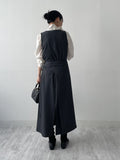 [Wrap SET] Abe Sleeveless Long One Piece