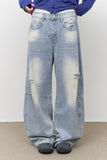 Brick Brushed Wide Denim