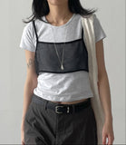 Otteu See-Through Layered Bustier
