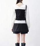 Merhi Layered Blouse Tie Set