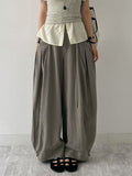 Harem Strap Balloon Fit Wide Pants