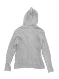Edith lip knit hood zip-up