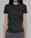 Asymmetrical Draped T-Shirt