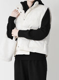 Duck Down High Neck Padded Vest