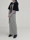 Boucle Strap Cape Cardigan