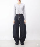 Lovehip Stitch Non-Fade Carpenter Balloon Pants