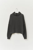 Gell Pigment Waffled Hooded Top