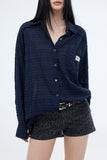 PRTN) Vintage Cutoff Check Shirt