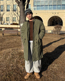 Wellon Parka Long Bomber Jacket