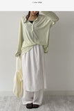Henley Neck Over Fit Sweatshirt T-Shirts