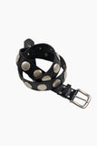 Big round studded belt