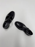 Mannish Strap Buckle Loafers