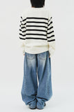 Reon Striped Round Knit