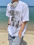 Square Face Printing T-shirt