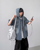 Glossy Nylon String Bag