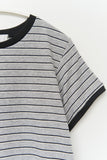 (W) Pesto Striped Top