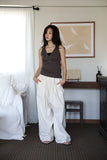 Daily Linen Banding Pants