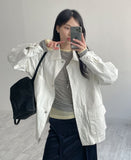 Garment Work Over Fit Half Jacket