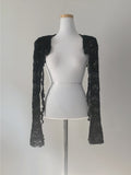 Garnia flower lace cardigan