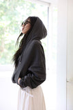 Bai Washing Crop Zip-Up