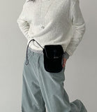 Toggle Fur Mini Crossbody Bag