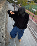 Drop over knit