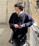 Pin Layered Round Knit