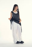 Dot see-through layered one piece